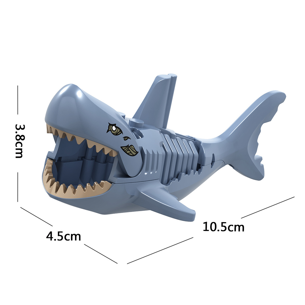 3D Ghost Shark Animal Puzzles DIY Building Blocks Model Early Learning Kids Toy. 