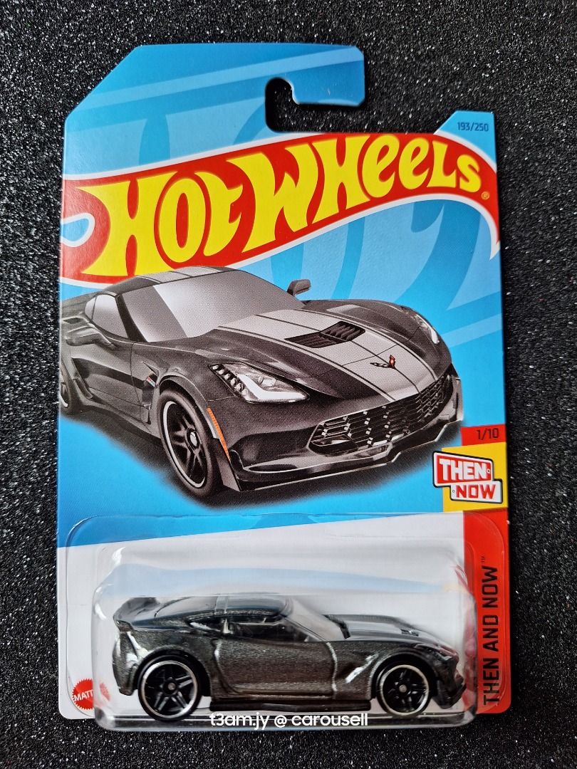 Hot Wheels (Mainline) 2023 Release Corvette C7 Z06 Deep Grey , Scale - 1:64
