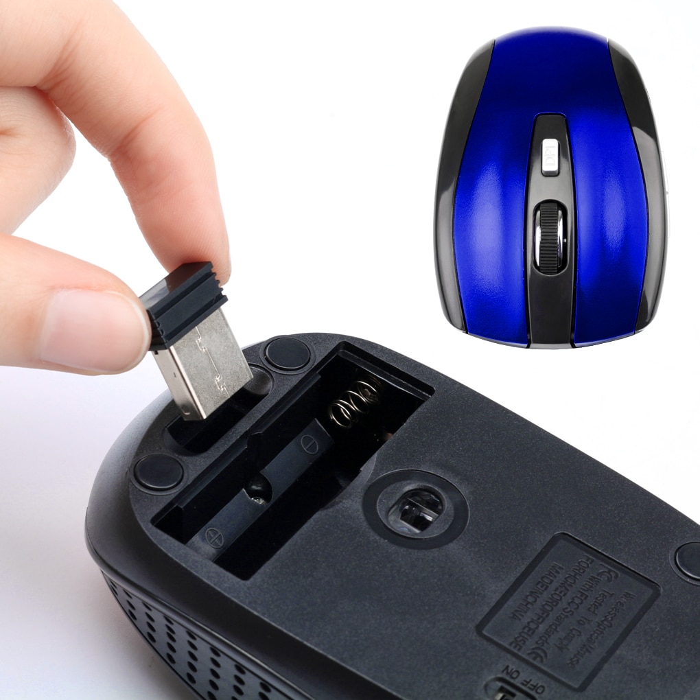 2.4Ghz Wireless Mouse Adjustable DPI Mouse 6 Buttons Optical Gaming Mouse Gamer Wireless Mice With USB Receiver For Computer PC. 