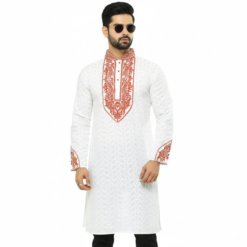 Uncommon Panjabi for Men | Stylish White Panjabi at Low Price | Premium Quality Cotton Panjabi for Eid & Wedding | Traditional White Punjabi for Men | Comfortable & Elegant Design | Best Budget Menâs Panjabi | Perfect Festive & Casual Wear | Trendy Menâ