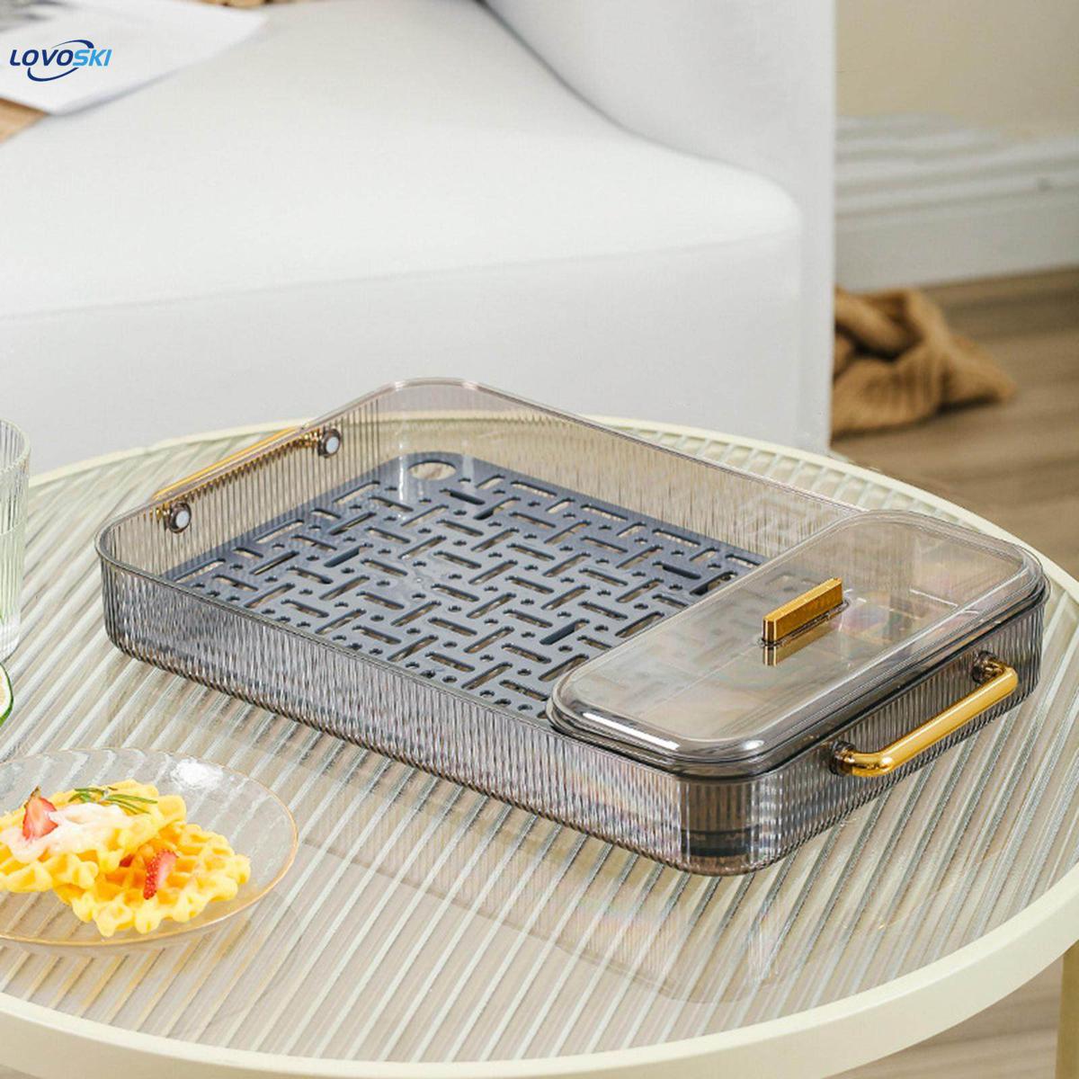 Drain Board Multifunctional Serving Tray Rectangular Tea