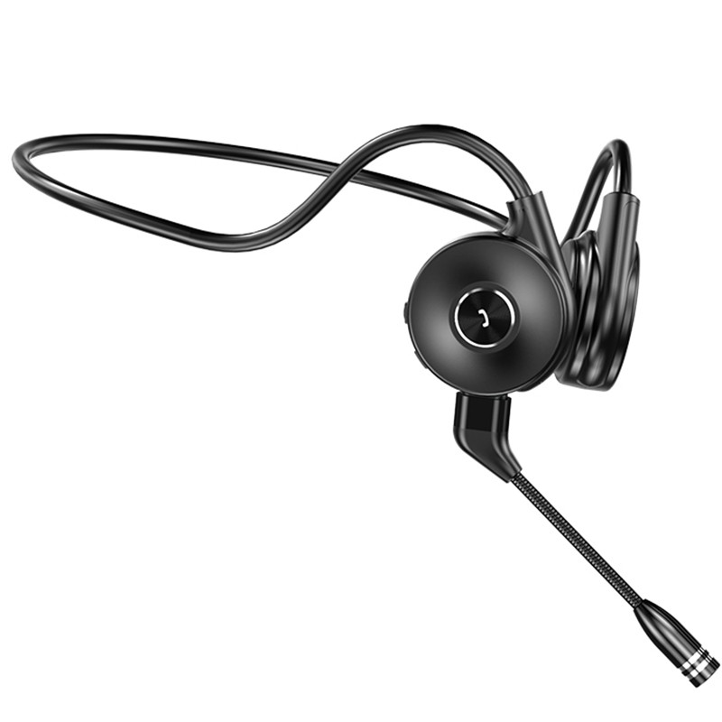【FUPANG】No painly truly conduction headset wireless bluetooth5.0 headphones waterproof sport earphones HiFi stereo headphones with. 