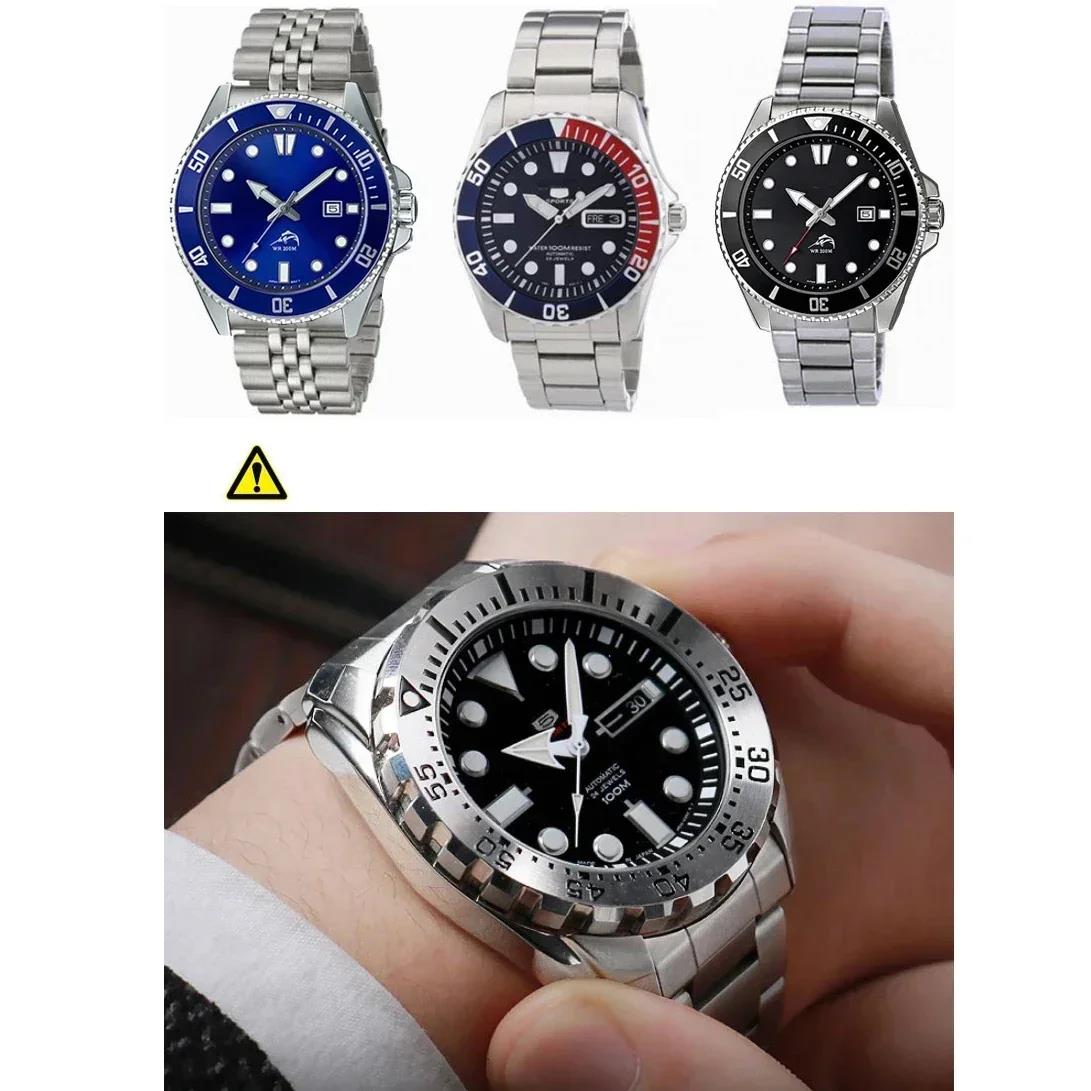22mm Stainless Steel Strap for Casio Duro MDV-107-1A MDV-106 Marlin Men Diving Curved End Solid Metal Watch Bracelet Band Belt. 