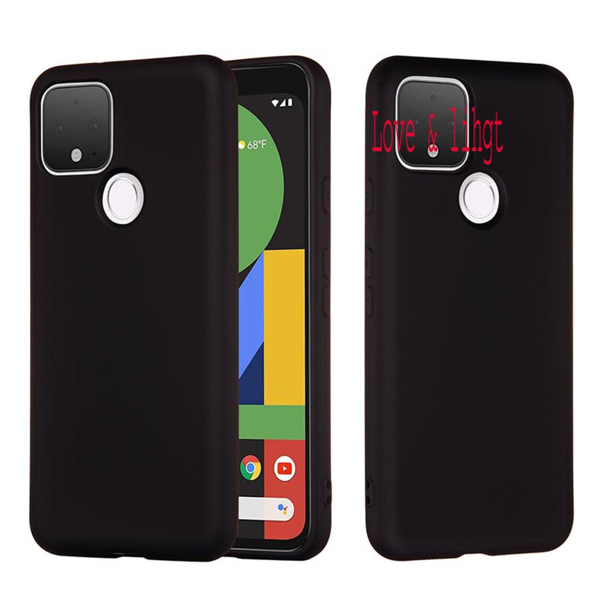 For Google Pixel 4A 4G  Luxury Back Cover Soft Silicon Back Case - Camera