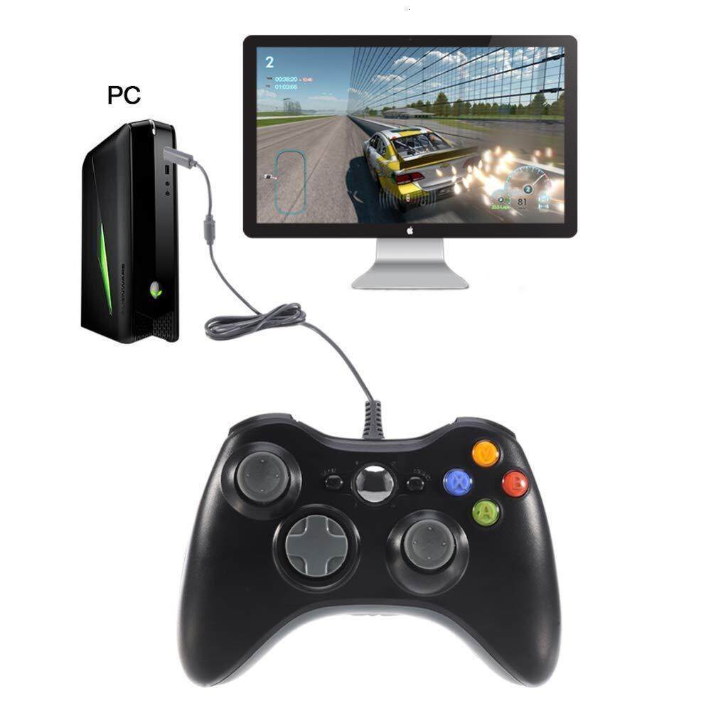 Xbox 360 Controller,USB Wired Controller Gamepad for Microsoft Xbox 360,PC Windowns,XP,Vista,Win7 - Black. 