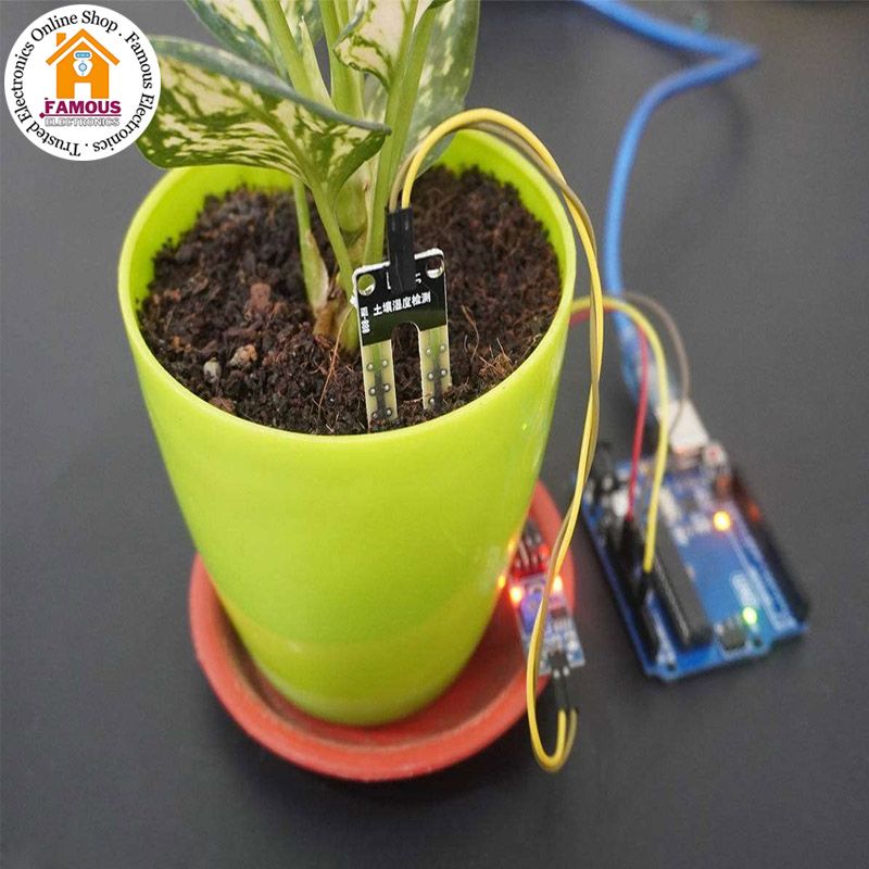 Soil Sensor DC 3.3V 5V LM393 IC Chip Smart Electronics Soil Moisture Detection Humidity Sensor Module For Arduino Development Board DIY Electrical Circuitry & Parts. 