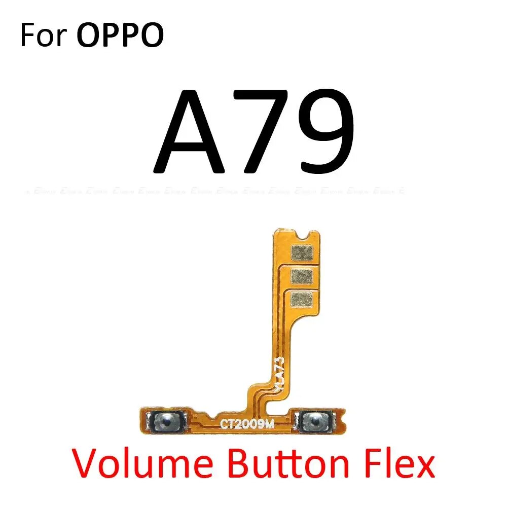 Switch Power ON OFF Key Mute Silent Volume Button Ribbon Flex Cable For OPPO A37 A39 A57 A59 A75 A77 A79 A83 Replacement Parts. 