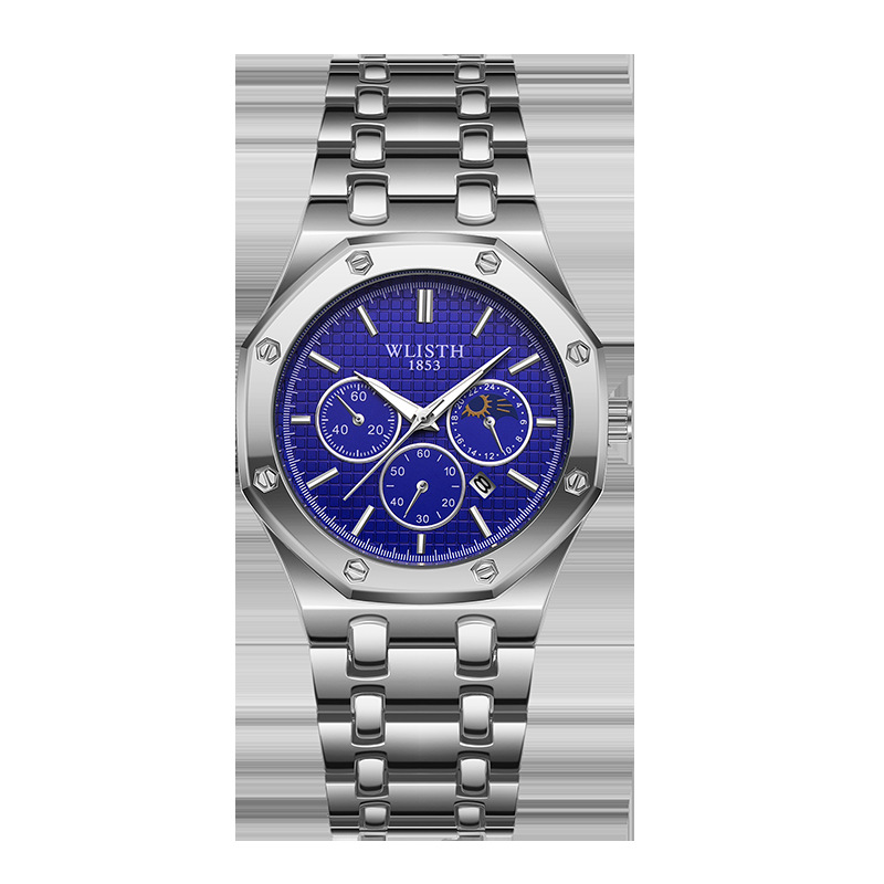 Volis new men's watch waterproof luminous calendar Korean quartz watch Douyin AliExpress one drop shipping