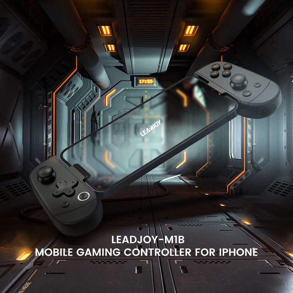 LEADJOY M1B Mobile Phone Gamepad Gaming Controller for Apple iPhone Cloud Gaming Xbox Game Pass, STADIA, XCloud, GeForce Now. 