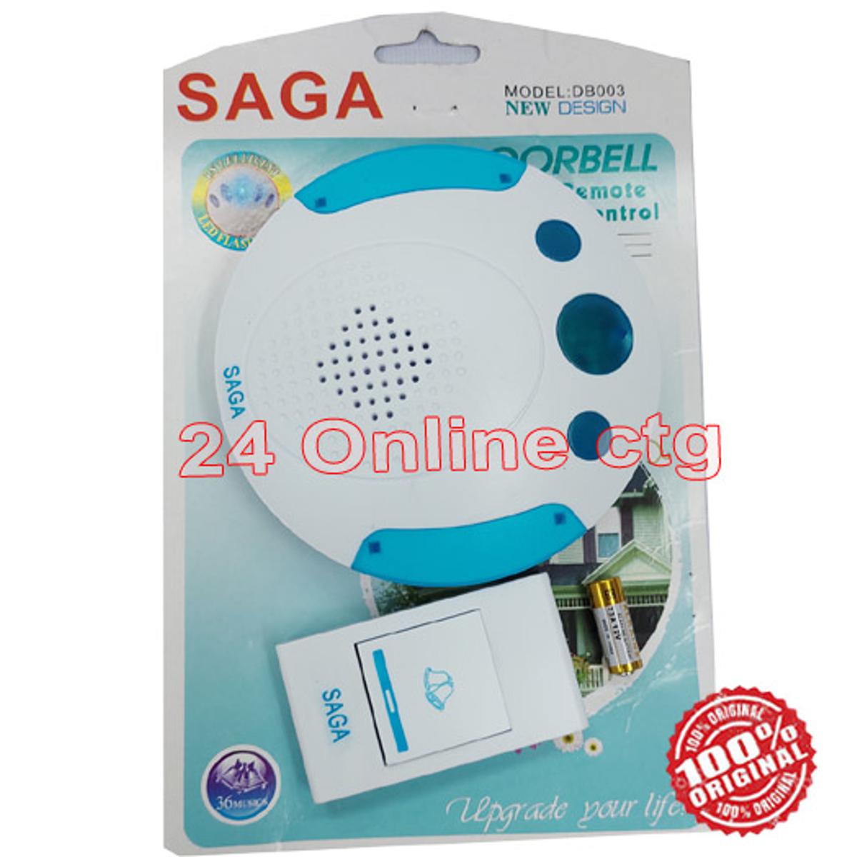 SAGE DB Door Calling Bell Wireless Door Calling Bell Electronic Door Bell Remote Control Calling Bell. 