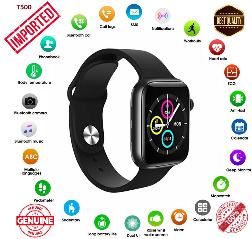 T500 Smartwatch Waterproof Bluetooth Call Full Touch Display - Smart Watch: Buy Online at Best Prices in Bangladesh | Daraz.com.bd