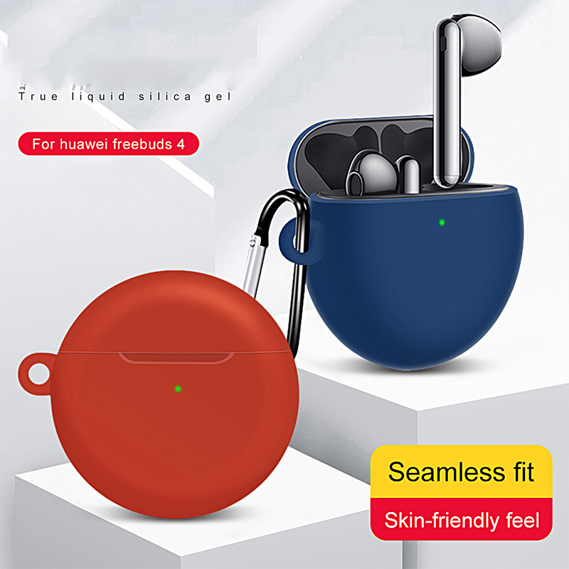 Soft Silicone  Case For Huawei Freebuds 4 Case Wireless Earphpone Protective Cover. 