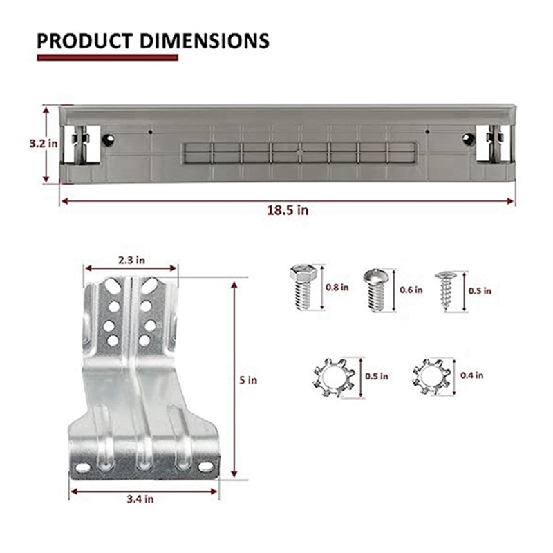 Skk-7A Stacking Kit - Replacing with Sam-Sung Washer and Dryer - Replacement Parts Replaces Part Numbers: Skk-7A, Sk-5A, Sk-5Axaa and More Steel. 