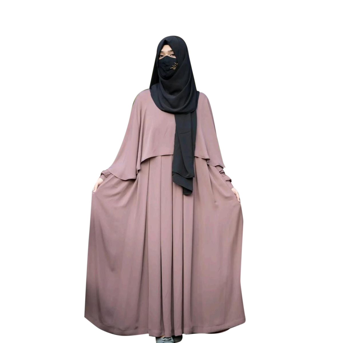 Dubai Cherry New Design Muslim Georgette Borka For Women - Borka For Women