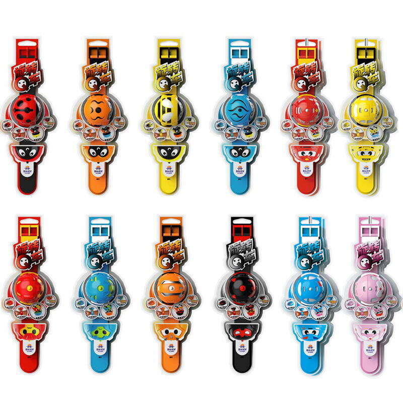 Fingertip Battle Q Children's Watch Toy Inertia Car Bibi Elf Gyroscope Little Treasure Robot. 