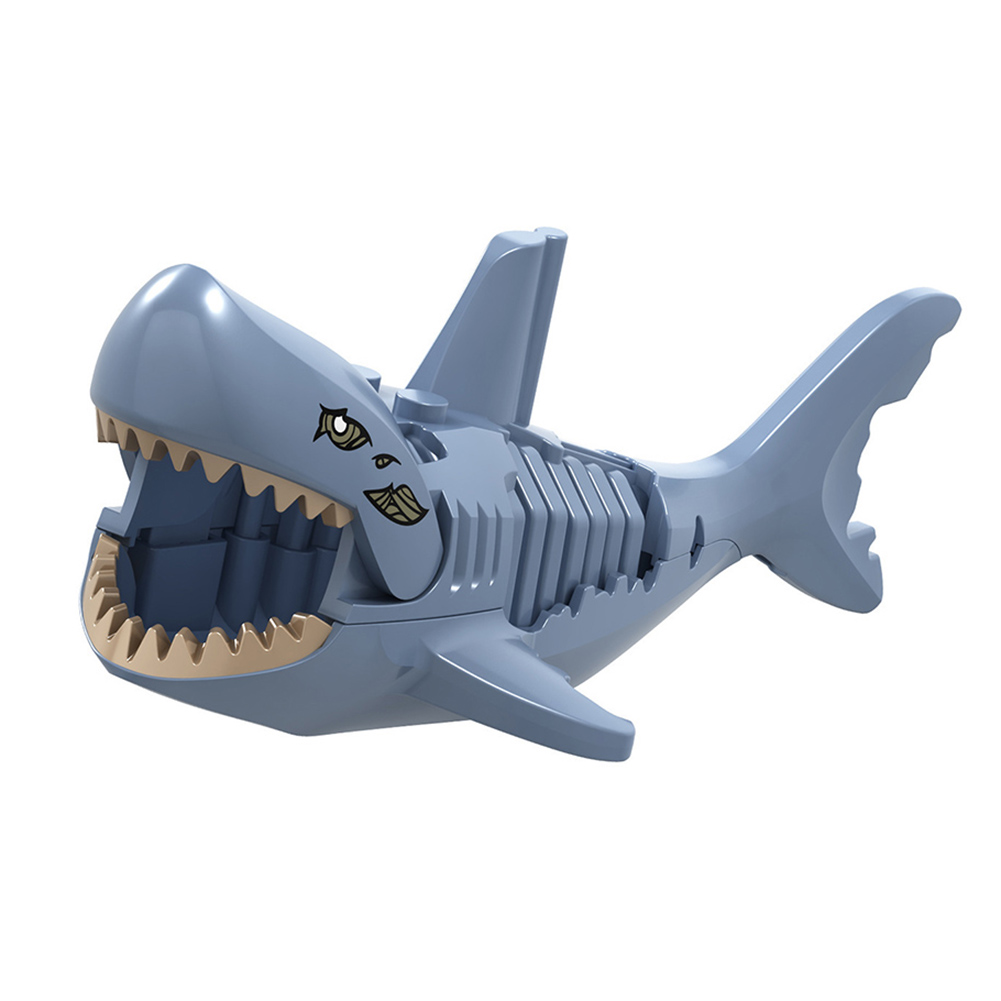 3D Ghost Shark Animal Puzzles DIY Building Blocks Model Early Learning Kids Toy. 