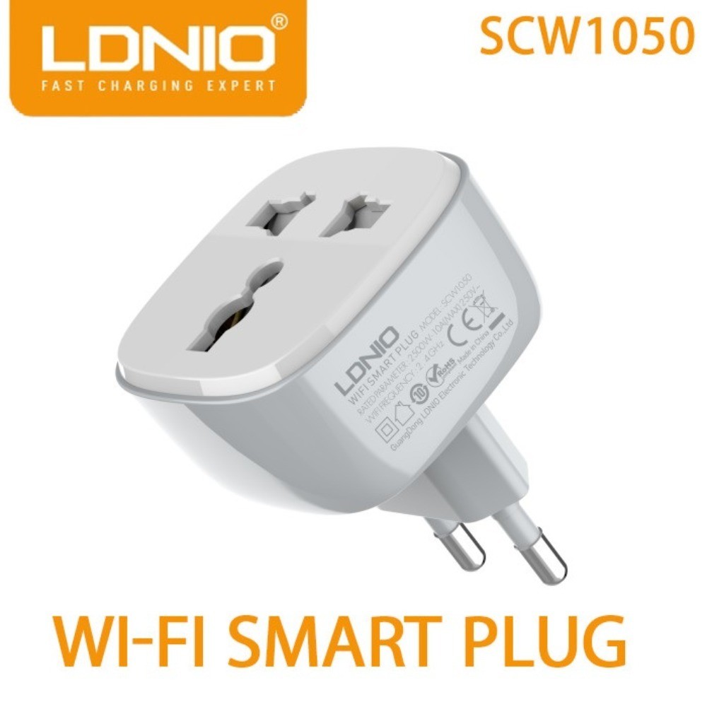 LDNIO SCW1050 WiFi High Power Smart Power Plug USB Universal Multi Smart Office Socket Board Power Extension Board Smart Switch. 