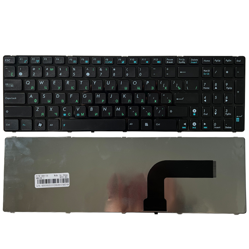 Russian keyboard for Asus K52 k53s X61 N61 G60 G51 MP-09Q33SU-528 V111462AS1 0KN0-E02 RU02 04GNV32KRU00-2 V111462AS1 RU