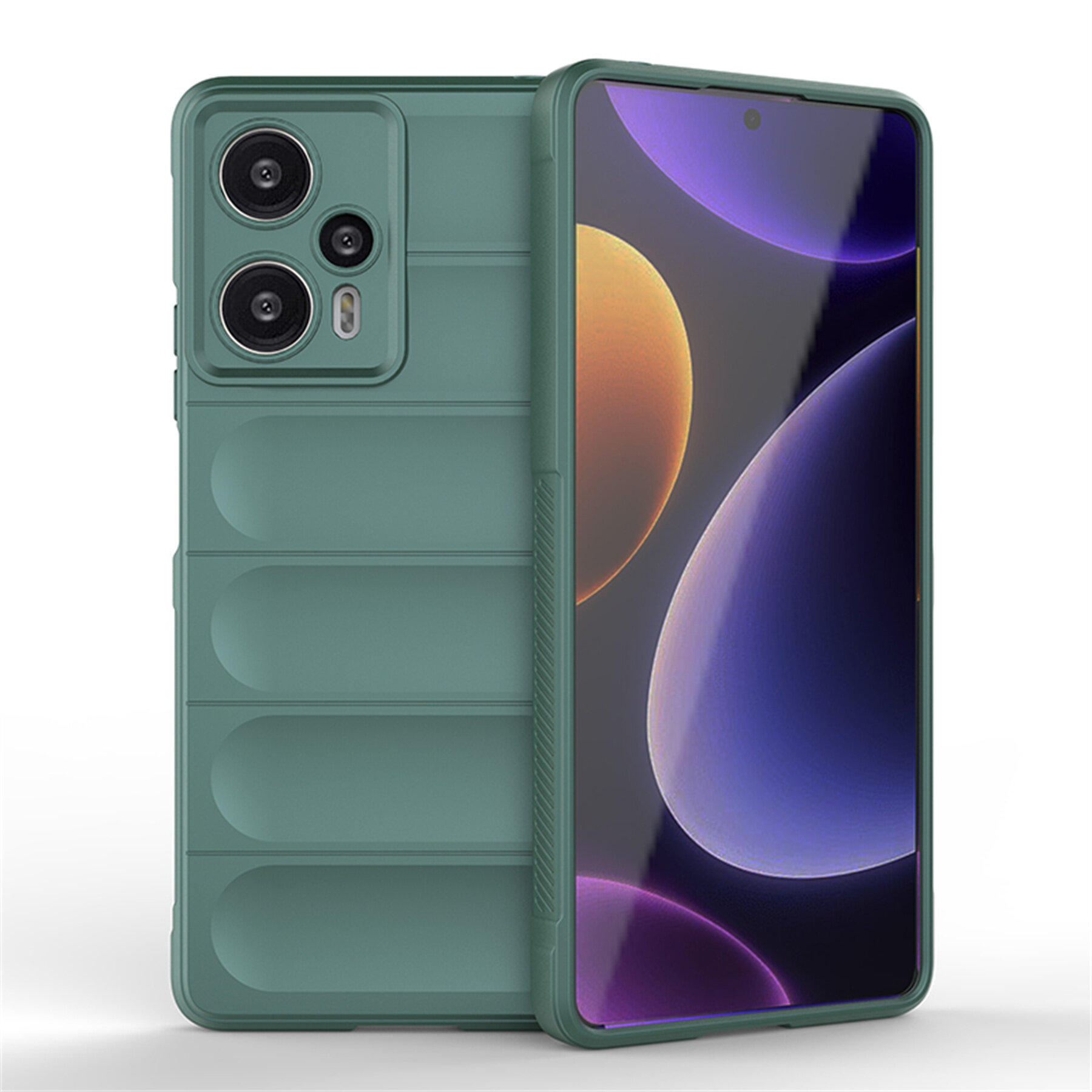 Cover Compatible with Xiaomi Poco F5 5G Custodia e Vetro