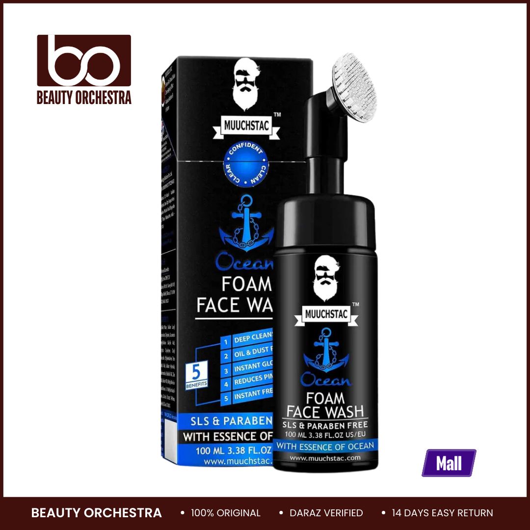 Muuchstac Ocean Foam Face Wash - 100ml