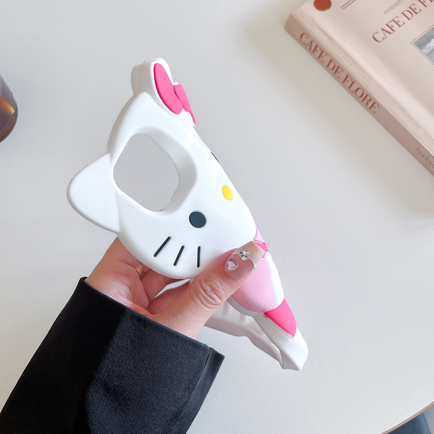 For iPhone 15 14 Plus 13 Pro Max 12 Mini 11 X XS Max XR 7 8 SErelax Color Bowknot Hello Kitty Cartoon Silicon Back Soft Phone Case. 