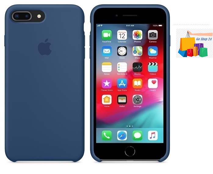 Apple iPhone 7 Plus / Apple iPhone 8 Plus Comfortable Liquid Silicone Mobile Back Case Cover (Back Case Cover For Smartphone). 