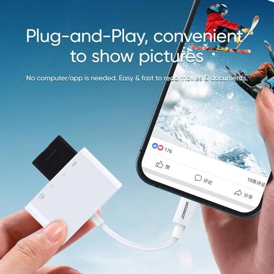 JOYROOM S-H142 Lightning to USB OTG Card Reader. 