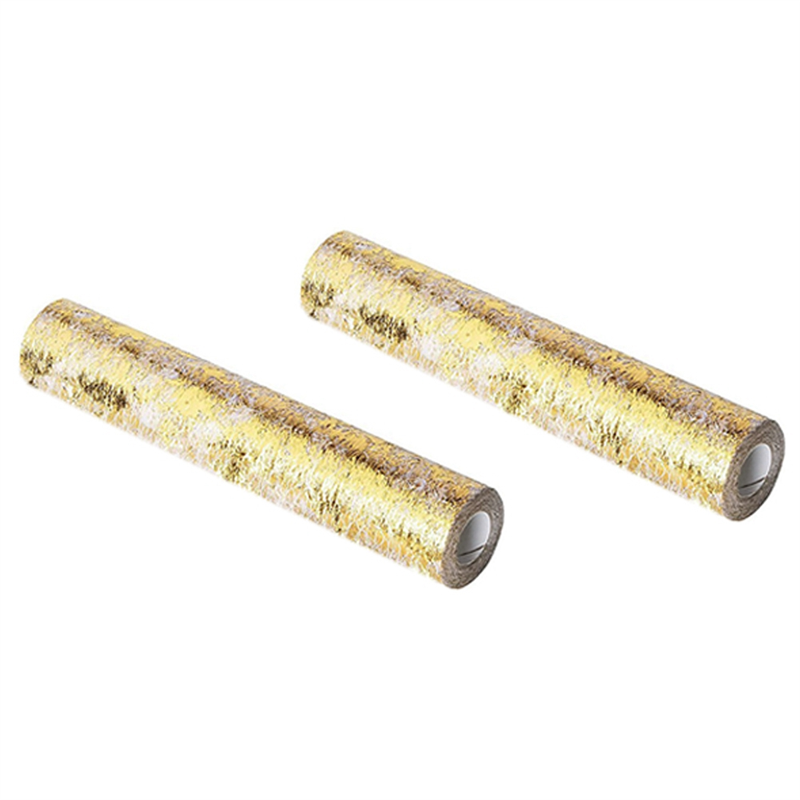 2X Table Runner, Sparkling Polyester Tulle Ribbon Roll with Gold Foil,Birthday Wedding Christmas Decor 28cmx10M