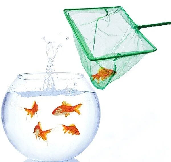 Long Handle Square Aquarium Fishing Net Landing Net for Fish Floating Objects Crab Net Fishing Rod Dryer Hand Net Fishing Net. 