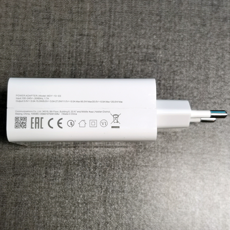 67W Xiaomi Turbo Charger Original EU Fast Charge Power Adapter For Mi 11 Pro Mix Fold Poco X3 GT X4 Pro 5G Redmi Note 11 Pro. 
