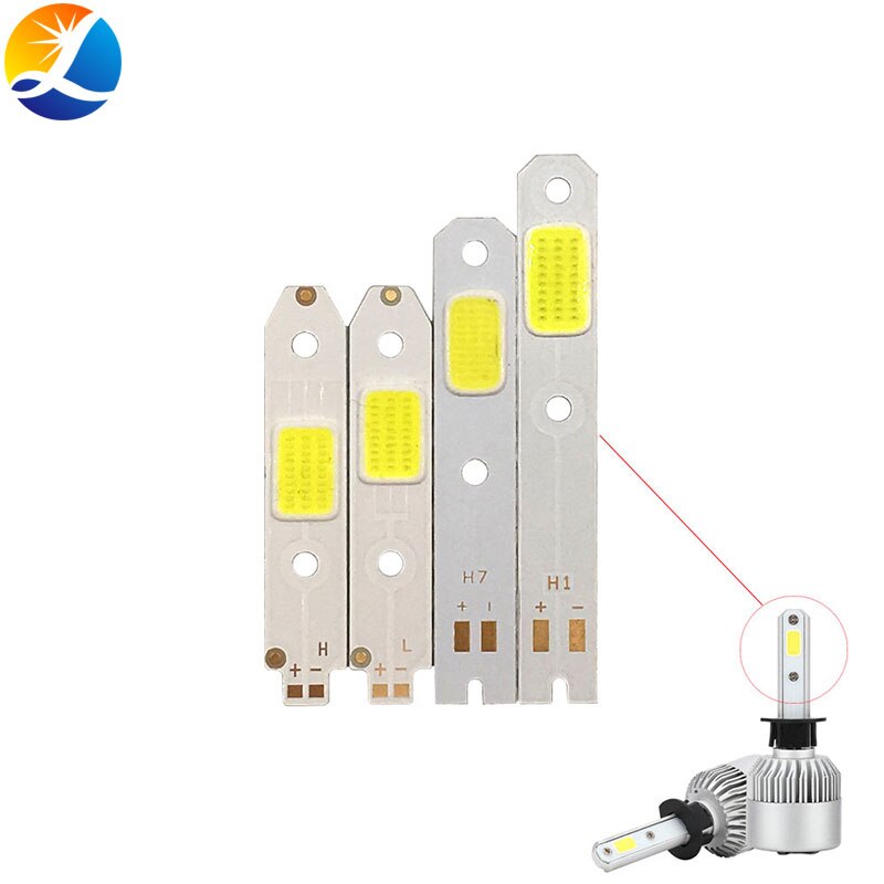 【Alizeker Mall】4pcs/lot S2 Car Headlight COB Light Source for DIY S2 Auto Headlamp H1 H3 H7 H4 High Low Beam Bulb White COB Lamp. 