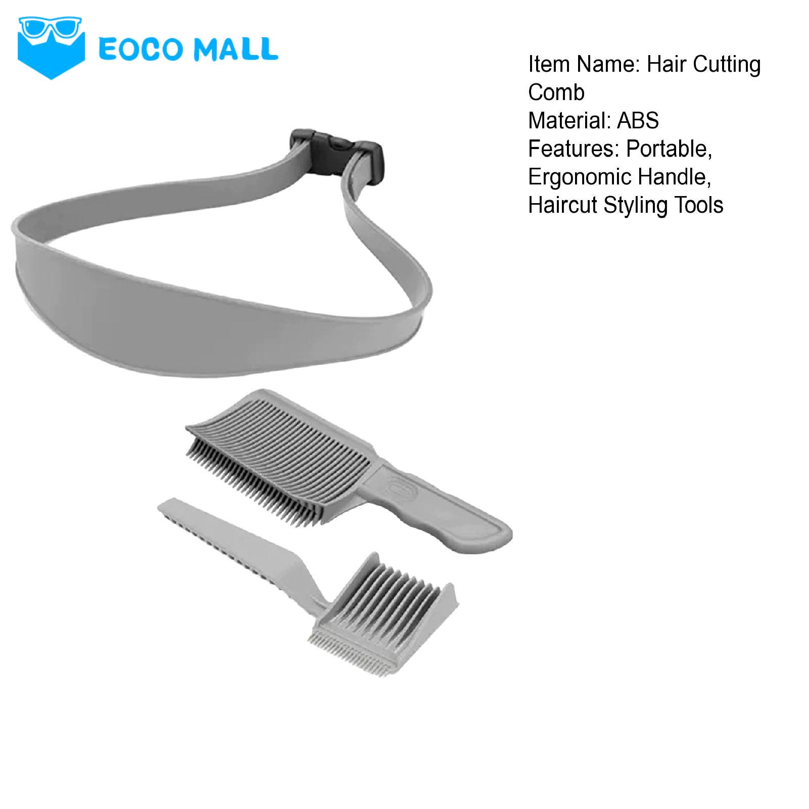 EOCO MALL Hair Cutting Comb Set Professional Men's Haircut Comb Set with Neckline Shaving Template Perfect for Barber Fade Styling Blending 3pcs/set Barber Fade Comb. 