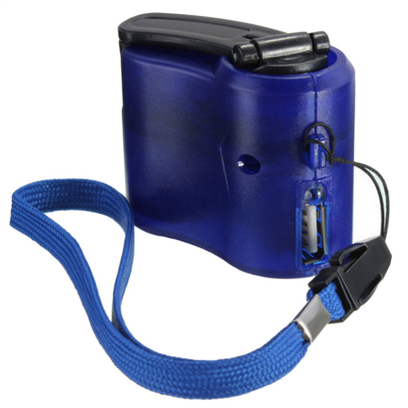 TWEXQNY 2X USB Emergency Hand Cranking Dynamo for Universal Charger Travel Charger Gadgets