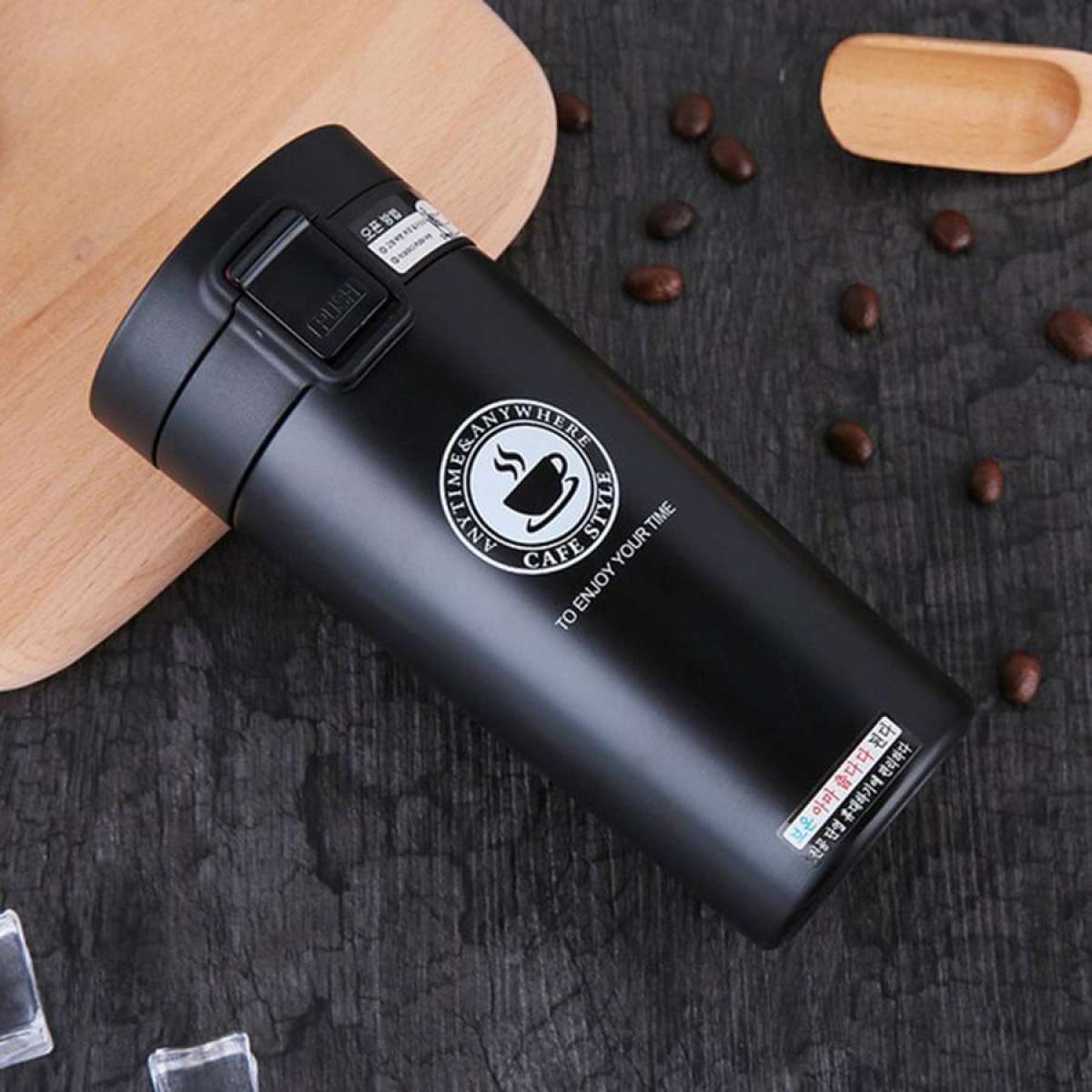 Stainless Steel Coffee Thermos Vacuum Insulated Bottle With Cup For Hot 新発売