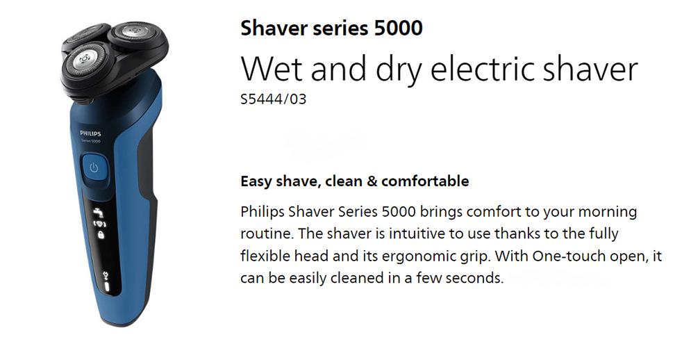 Philips S5444/03 Electric Shaver Wet and Dry Shaver Price in Bangladesh