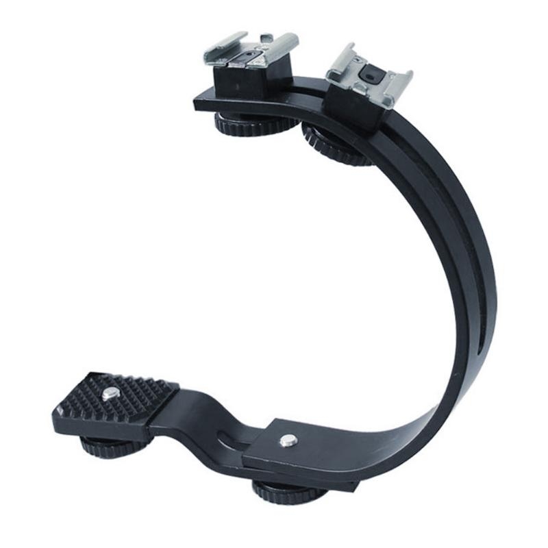 Flash Type C Flash Bracket for DSLR Camera. 