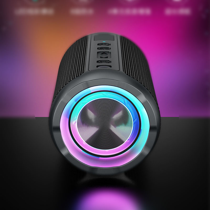 FIFAR Portable Bluetooth Speaker 30W IPX7 Waterproof Powerful Sound Box Bass Boost BT5.3 RGB Dual Pairing TWS Connectivity. 