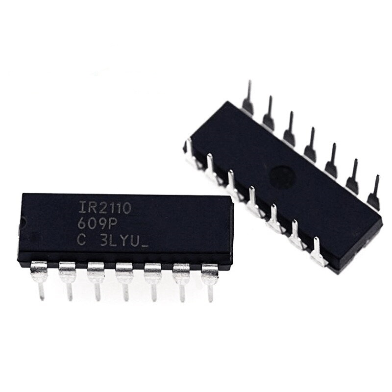 A CLASS IR2110 IR-2110 2110 2.5A 10V 20V Power MOSFET & IGBT MOS Gate Driver Voltage Rectifier 14 Pin Leads Breadboard Friendly IC - Multi Plug - Multi Plug. 