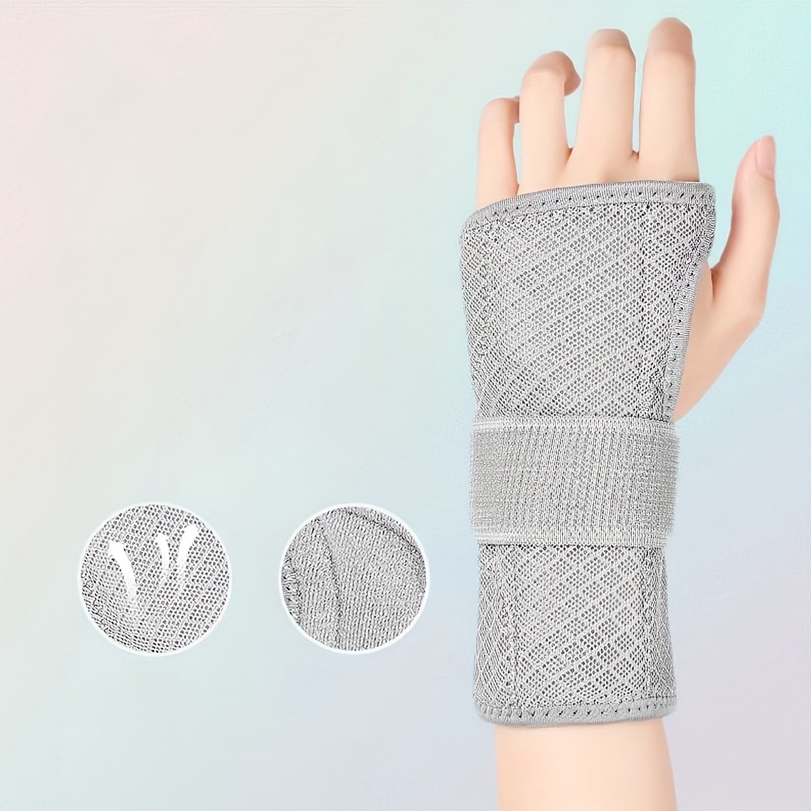 2pcs Breathable Thumb Compression Arthritis Gloves With Gel Thumb Injury Pads - Wrist Support Brace For Joint, Carpal Tunnel, Tendonitis, And Sprains. 