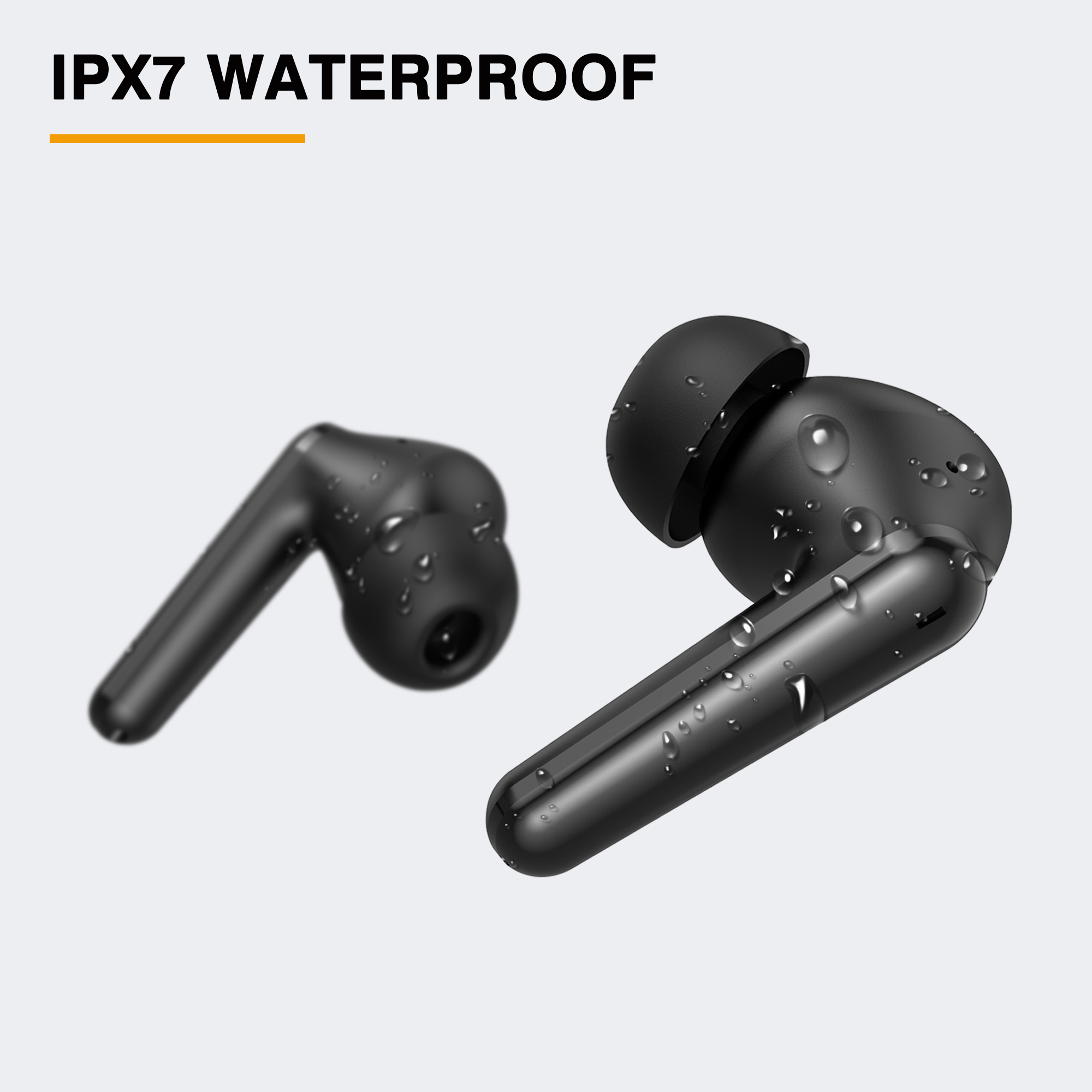 Tranya TWS T30 Ultra Low-latency Game Mode True Wireless Earphones Bluetooth. 
