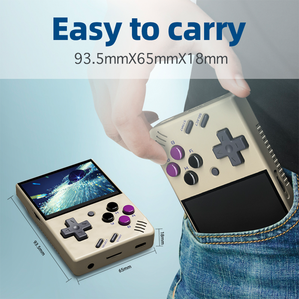 Miyoo Mini V4 Free Film Retro Handheld Game Console 2.8Inch IPS Screen Video Game Console Linux System Gaming Emulator Portable. 