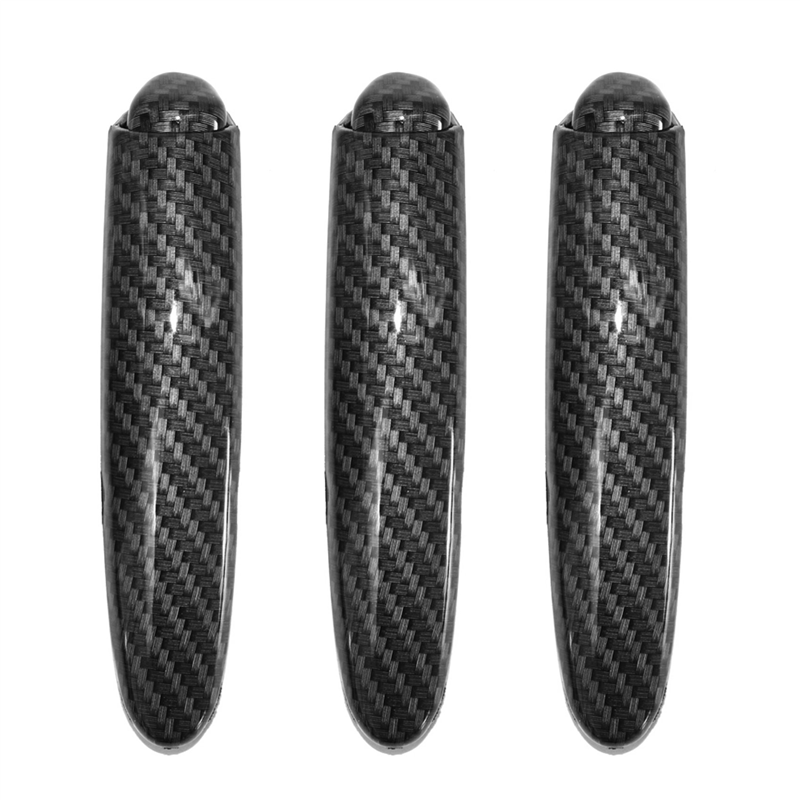 3X 47115--A82ZA Carbon Car Interior Parking Emergency Hand Brake Handle Lever Grip Cover for 2006-2011