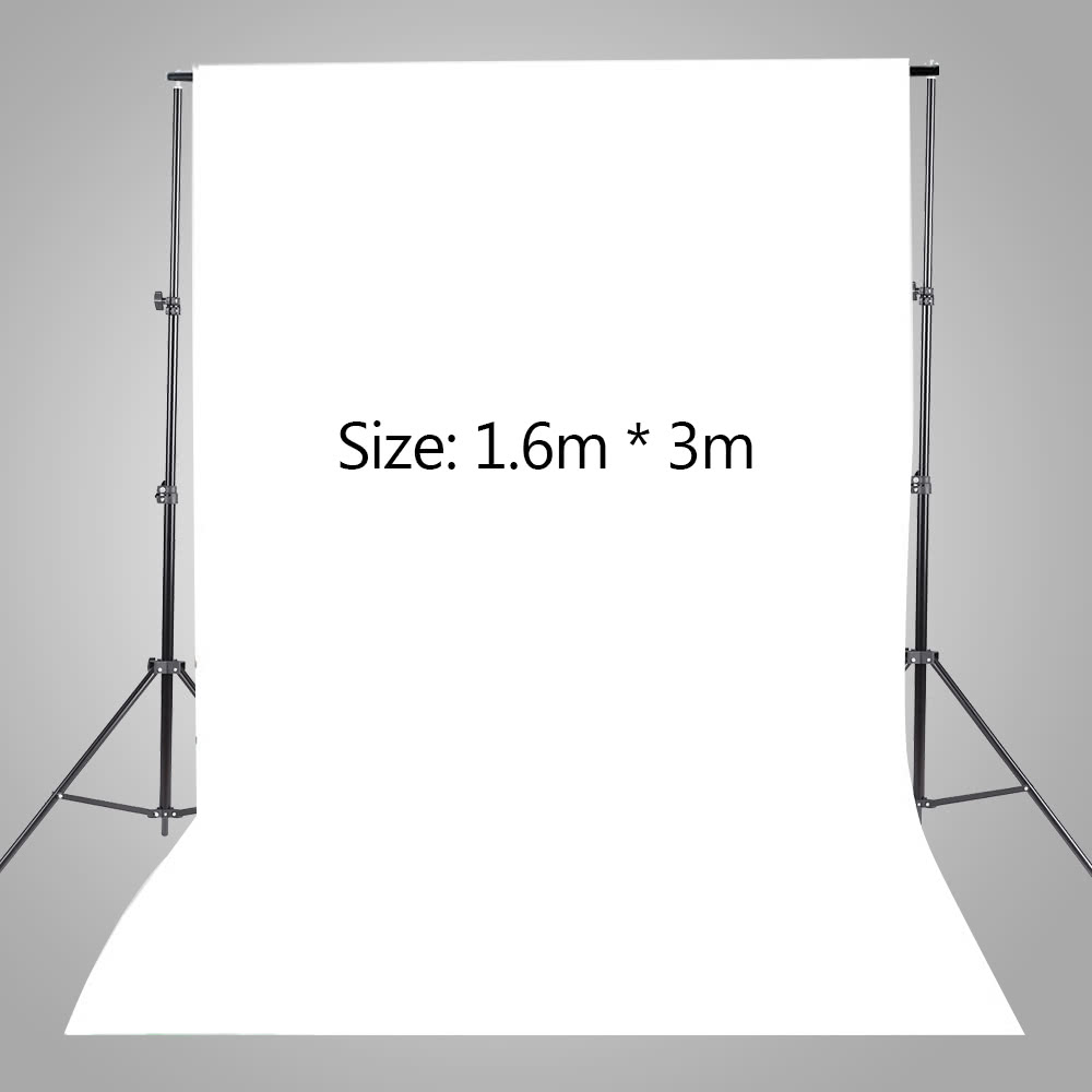 Photo Studio Kit Set Backdrop Stand with Storage Bag Black White Nonwoven Backdrops and Mini Clips - all new. 