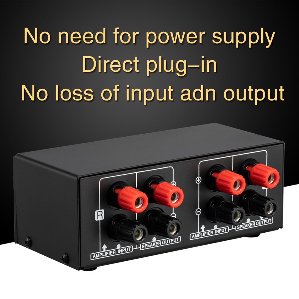 Passive Speaker Volume Adjustment Left and Right Channel. 