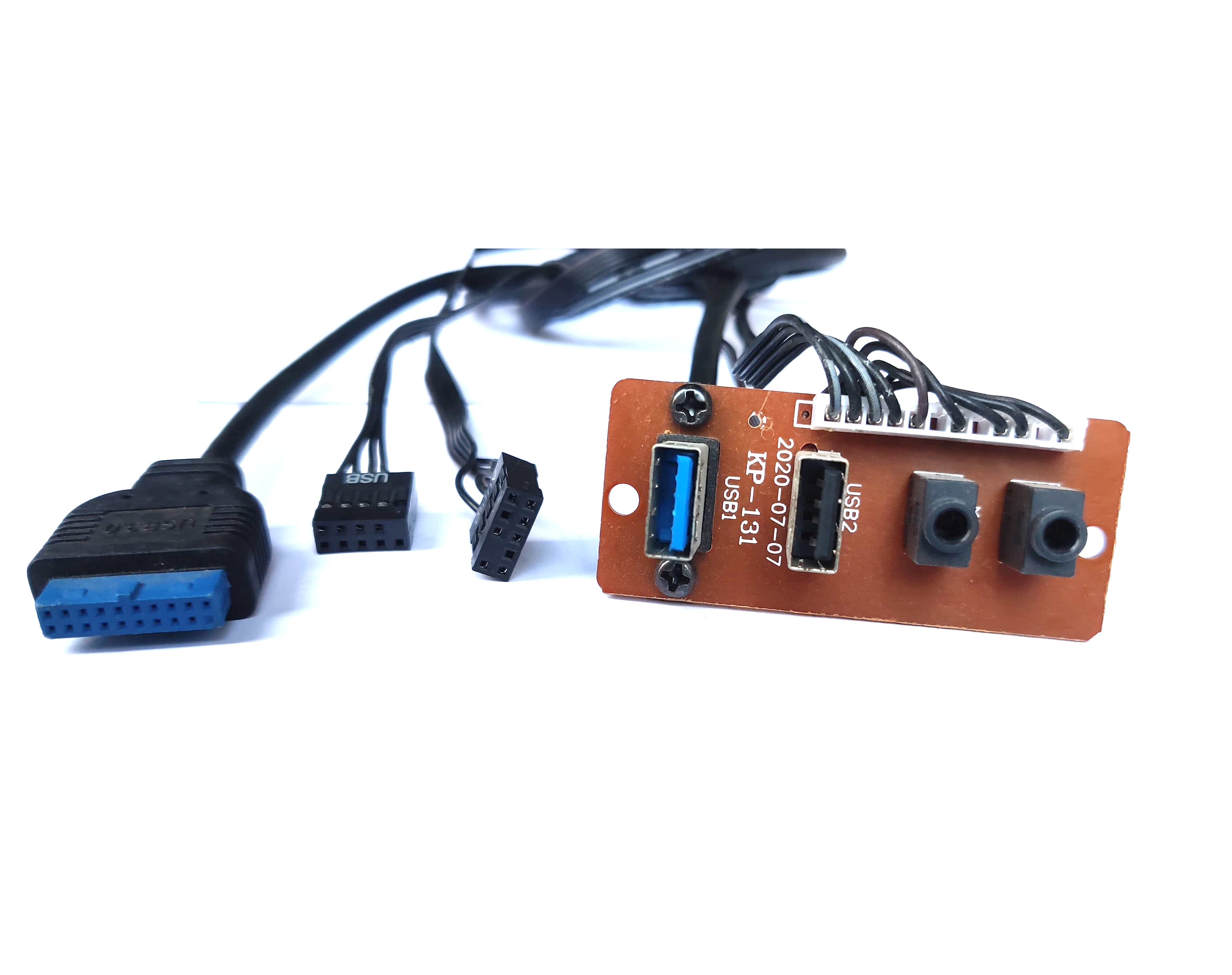 USB 2.0+ 3.0 port chassis PC computer case audio front panel replace cable. 