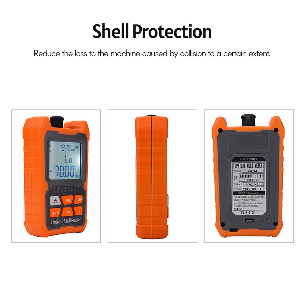 Mini Optical PowerMeter Portable Leds Lighting High Precise Network Fiber Optic Cable Tester Tools. 