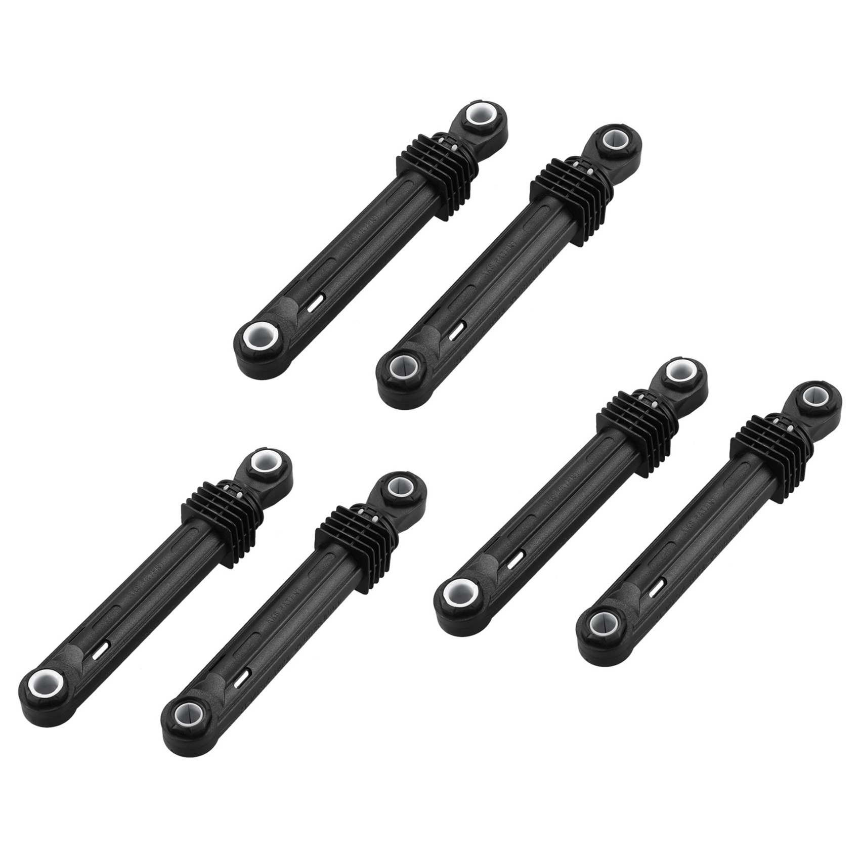 6 Pcs 100N for LG Washing Machine Shock Absoer Washer Front Load Part Black Plastic Shell Home Appliances Accessories