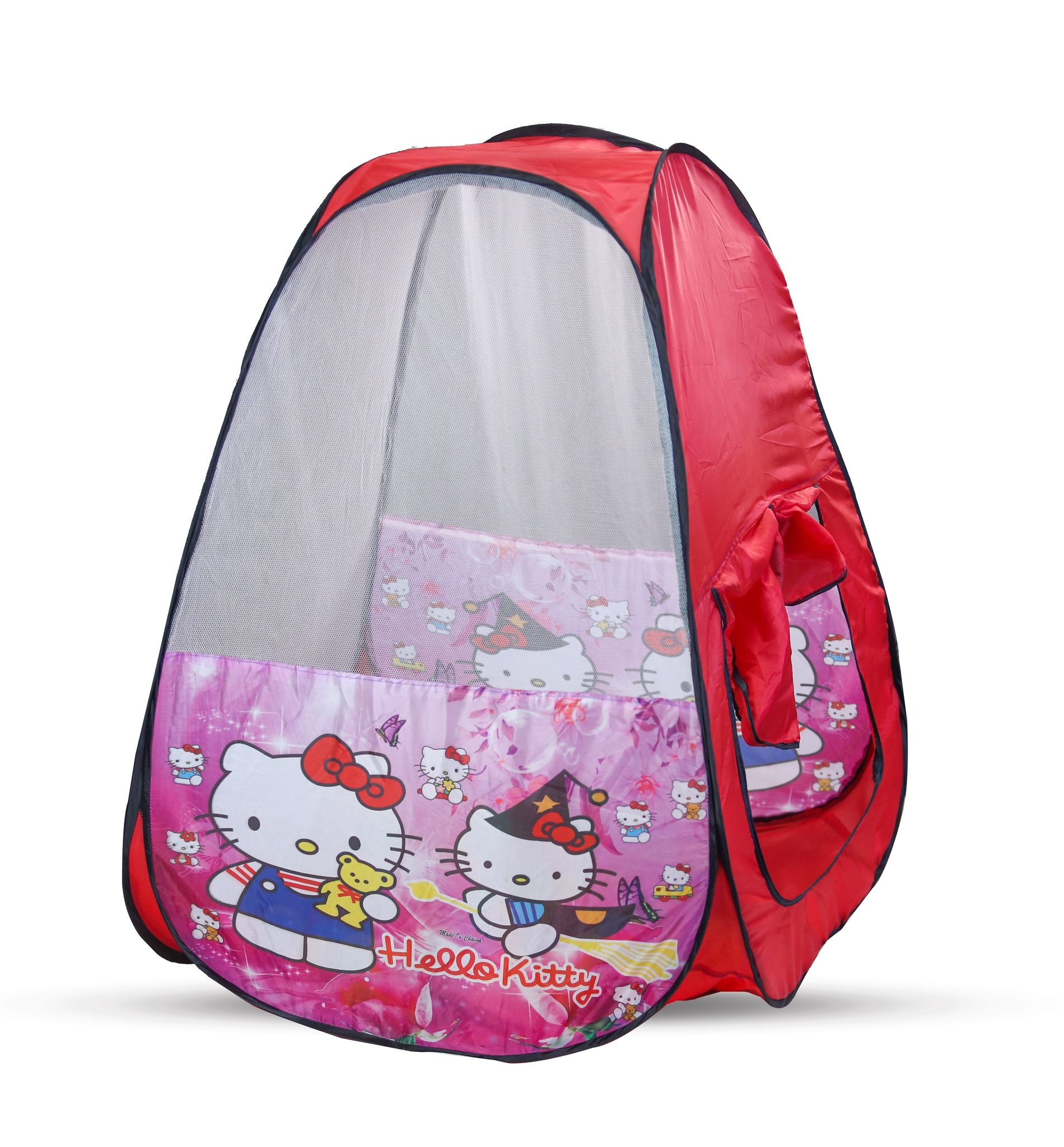 HELLO KITTY TENT PLAY HOUSE WITH 100 BALLS. 