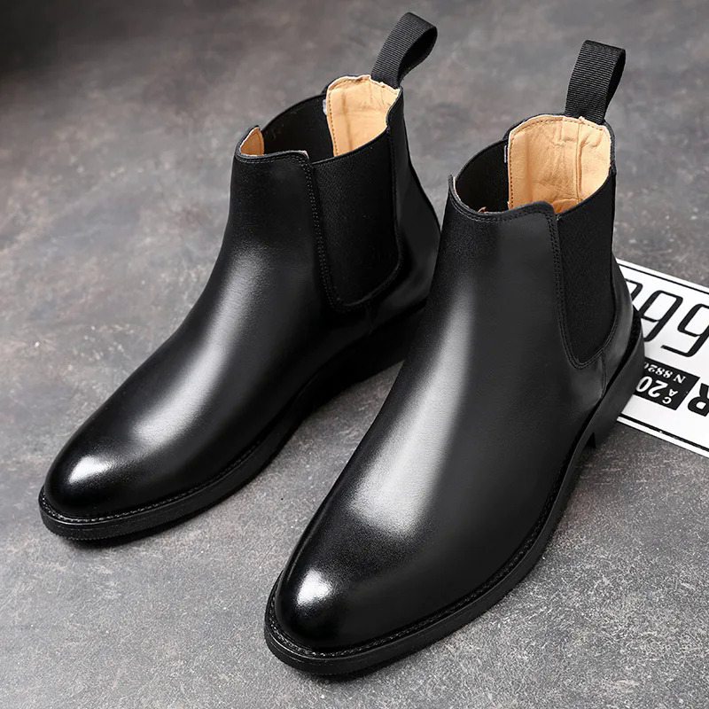 Mens high ankle chelsea boots online