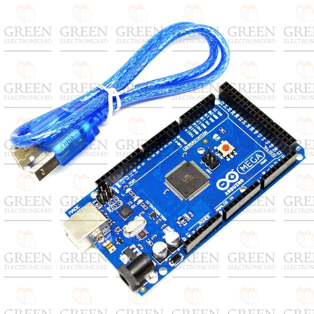 Arduino Mega 2560 R3 Microcontroller Board With USB Cable. 